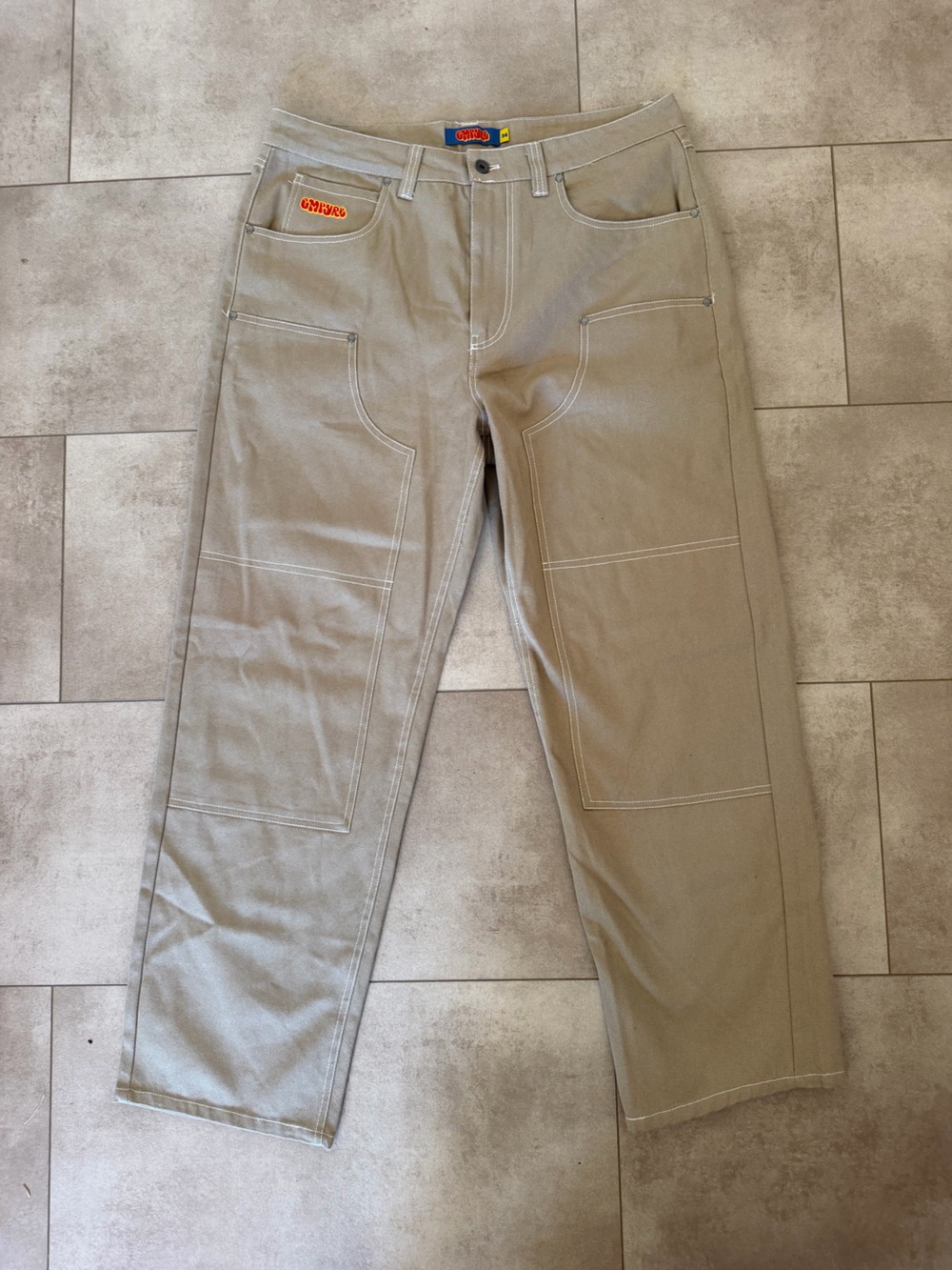 Empyre Double Knee Khaki Canvas Skate Pants